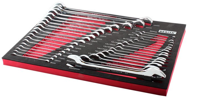 301 قطعة مجموعة أدوات ترولي خاصة من بنز 6678